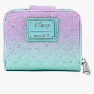 Disney Loungefly The Little Mermaid Ombre Scales Wallet Pastel